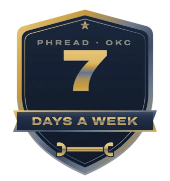 Open 7 days a week badge